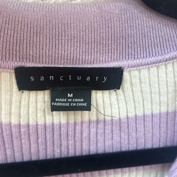 Sanctuary Prep polo ribbed top - Picture 5 of 7